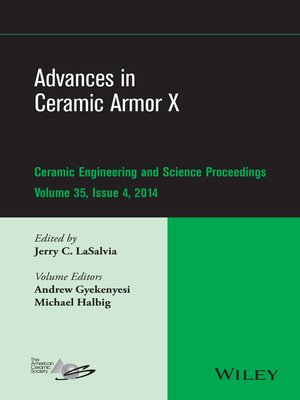 cover image of Advances in Ceramic Armor X